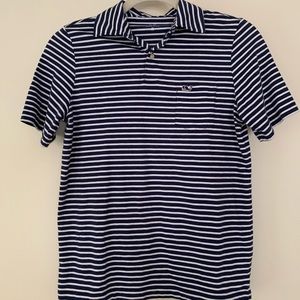 Boys Size Medium Vineyard Vines Striped Polo